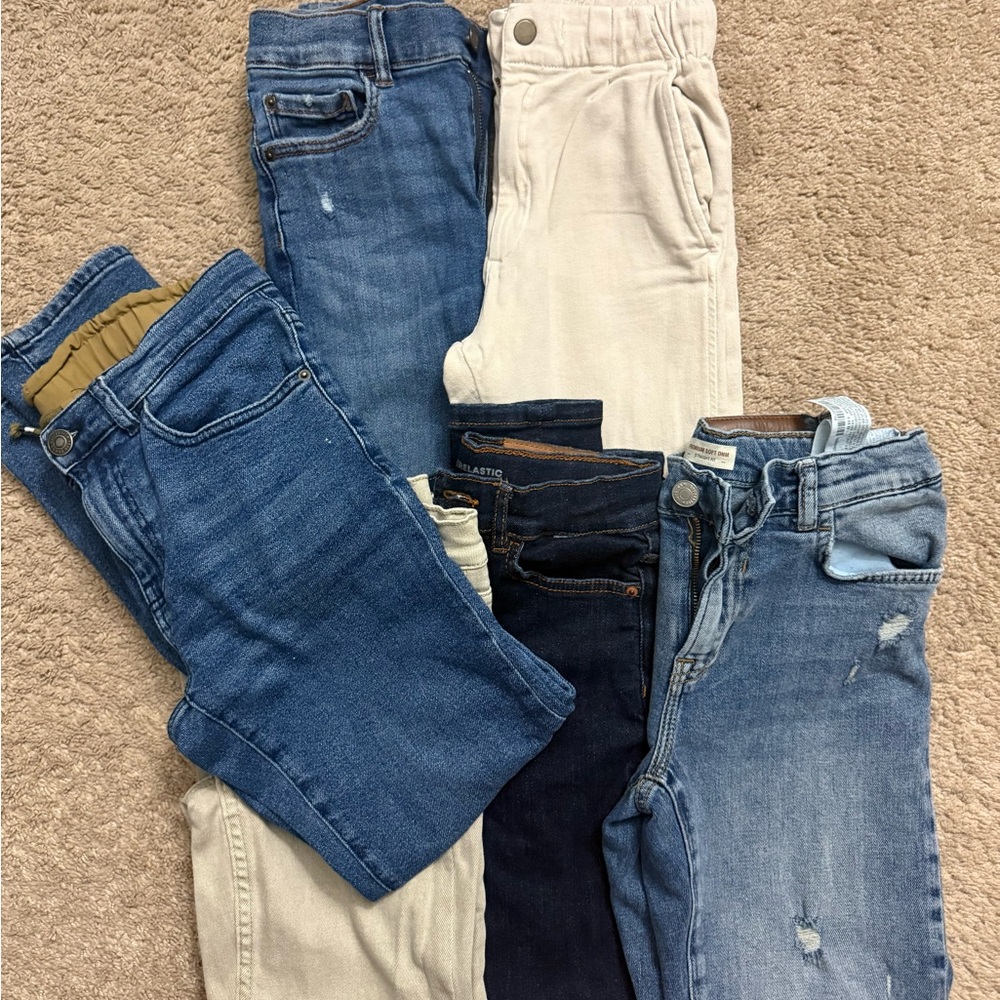 9 pairs of Boys’ jeans from Zara- sizes 9, 10 and 11/12